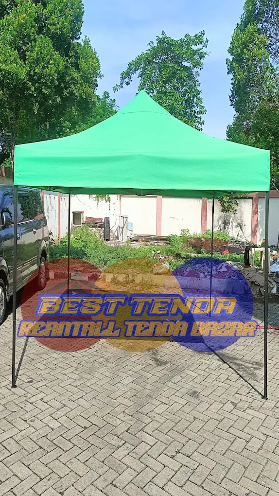 Sewa Tenda Lipat Matic Hijau 2x2 — BEST TENDA