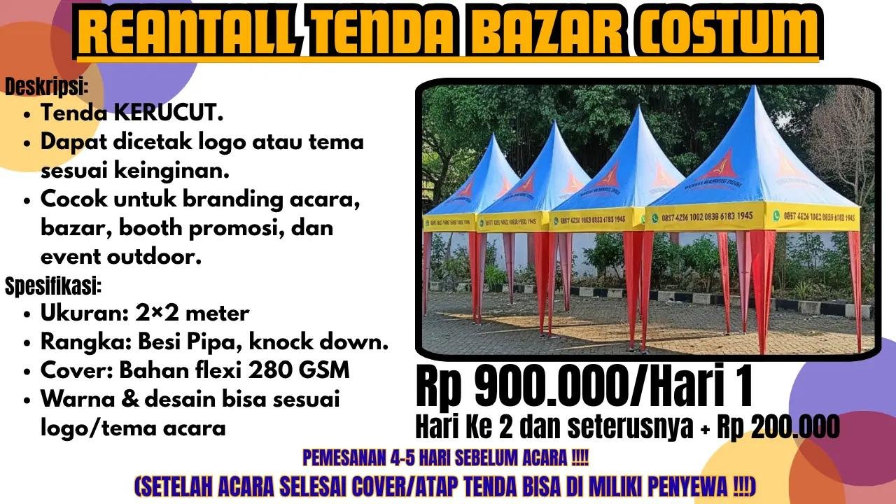 Sewa Custom Kerucut 2×2