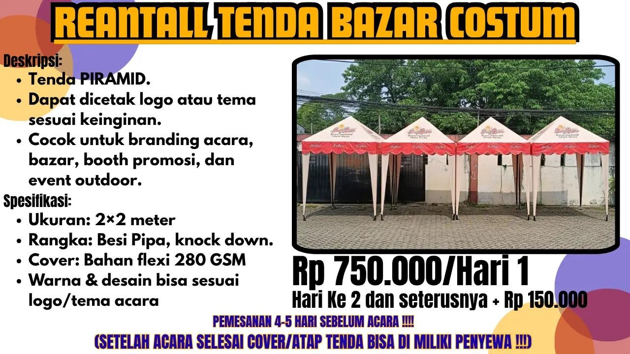 Sewa Custom Piramid 2×2